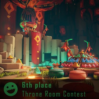 Polycount Contest : Throne Room 2015